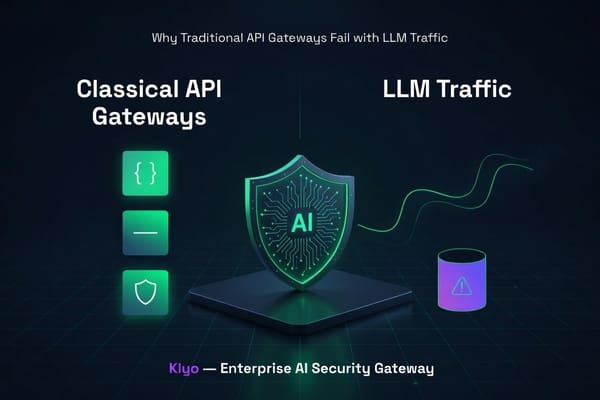 Why existing API gateways fail for LLM traffic